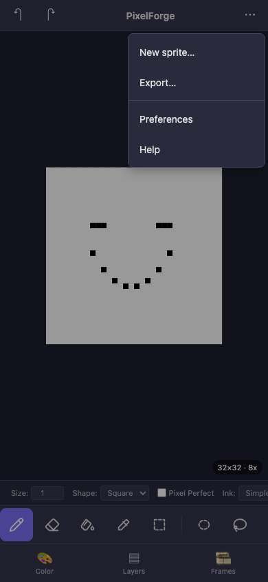 Overflow Menu